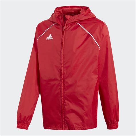 adidas core 18 regenjacke kinder rot|Adidas Core 18 Rain Jacket Kids .